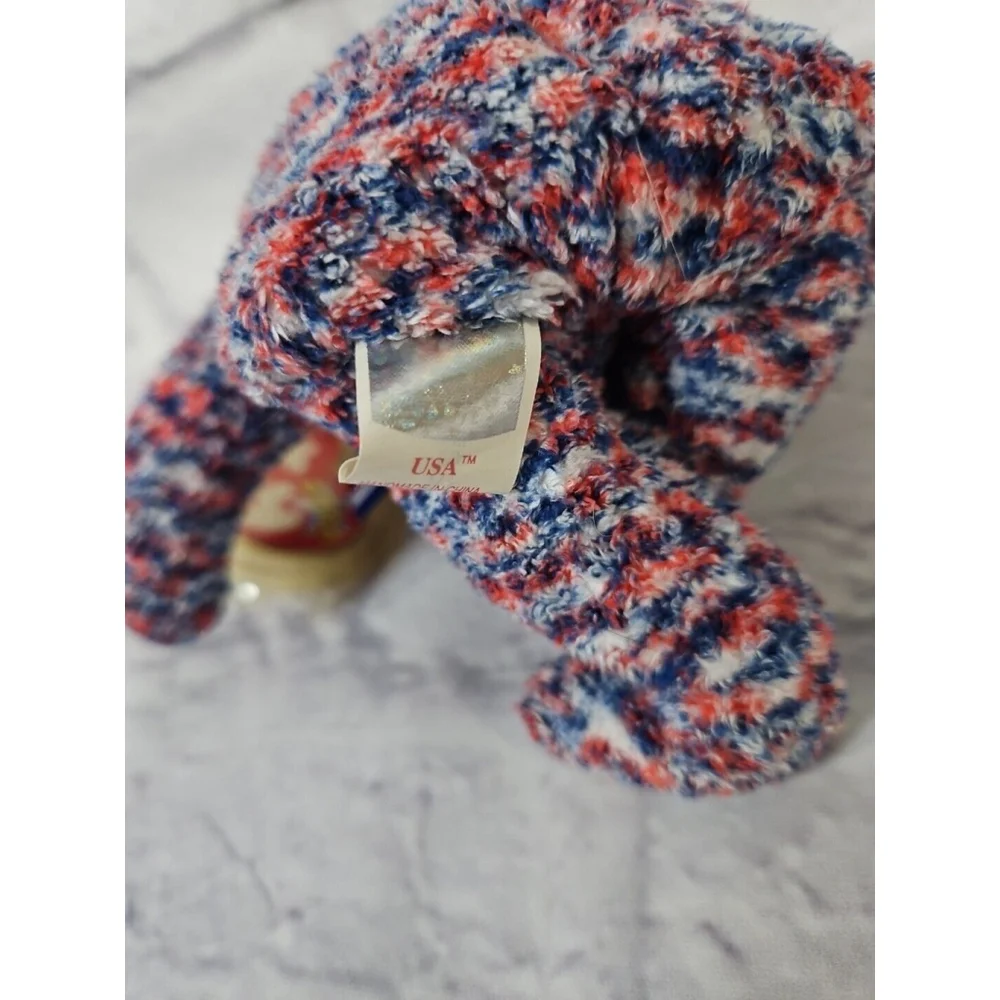 TY Beanie Baby USA America Bear Retired